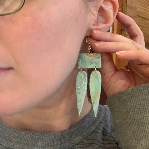 Hand painted dangles - Picture 6 of 6